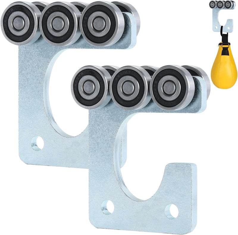 Fuperoo 6-Wheel Trolley Assembly Rollers.Strut Channel Rollers Trolley.for use with 1-5/8" Wide and All 1-5/8" or Taller Strut Channel. - Image 1